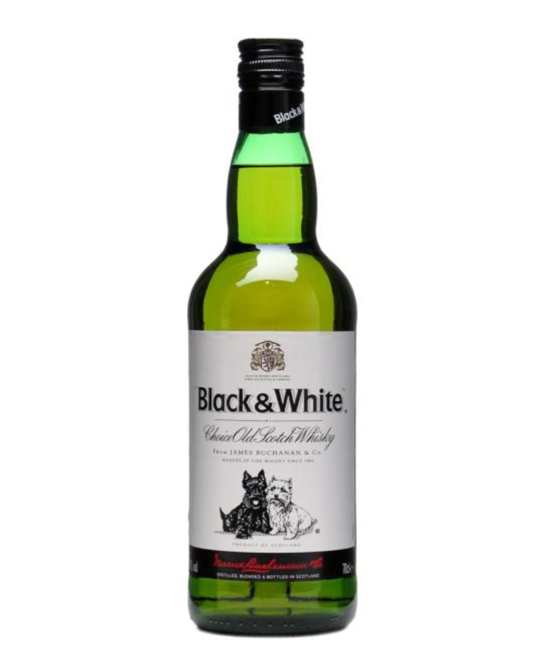 Black White Scotch Whiskey 750ml