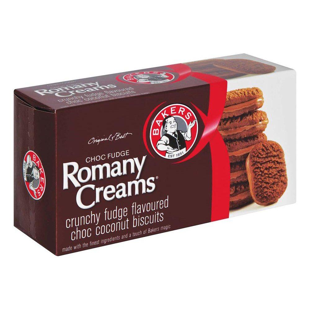Bakers Romany Creams Choc Fudge Biscuits 200g