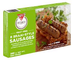 Fry`s Meat Free Braai Style Sausages 380g