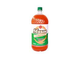MAZOE PEACH SYRUP With Less Sugar 2L
