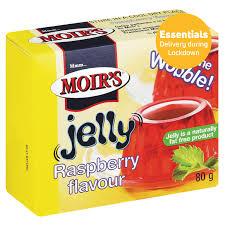 Moir`s Jelly Raspberry 80g