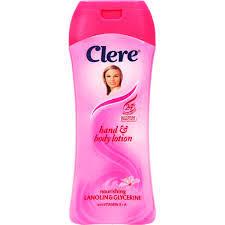Clere Hand & Body Lotion Lanolin & Glycerine 400ml