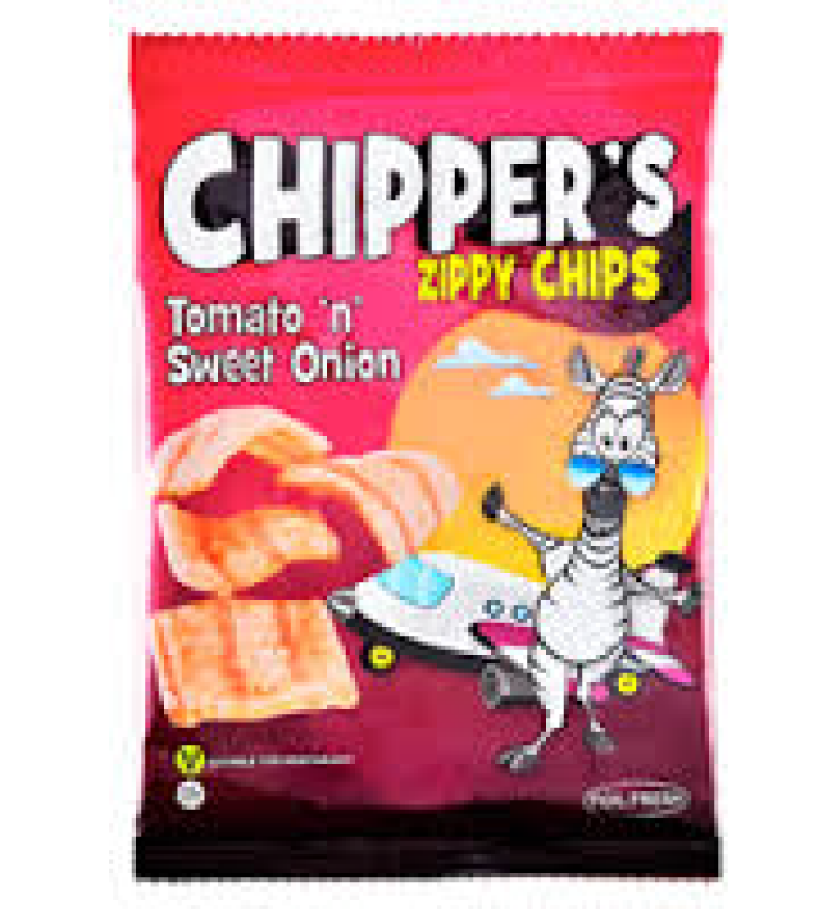 Chippers Zippy Tomato n Sweet Onion 100g